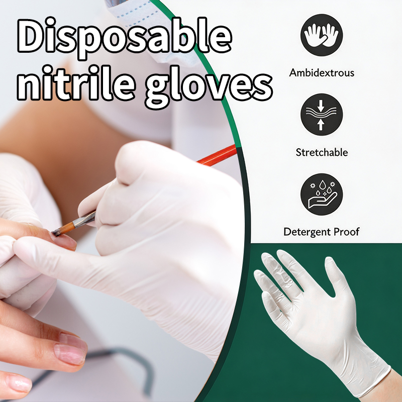 Nitrile Mechanic Glove - 10/50/100/200/400 Pezzi Guanti Monouso in Nitrile