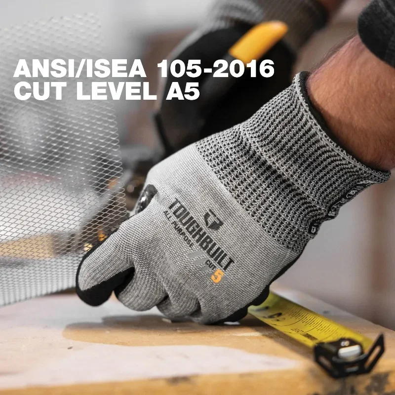 Nitrile Mechanic Glove - ToughBuilt TB-P2-112-5-L Nitrile Super Resistente all'abrasione
